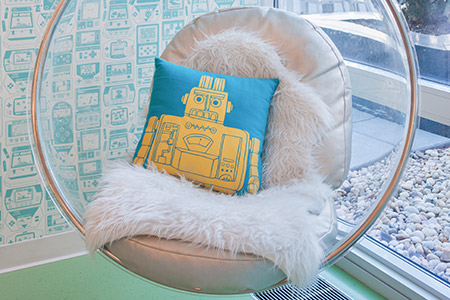 Chair in childrens playroom - 1N4 Williamsburg New York