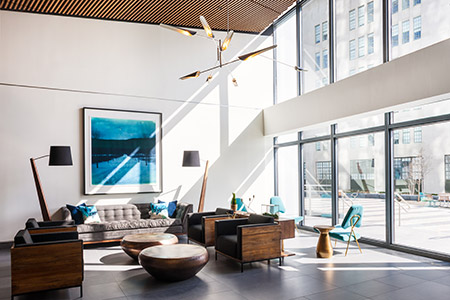 Sitting corner lobby - 1N4 Williamsburg New York